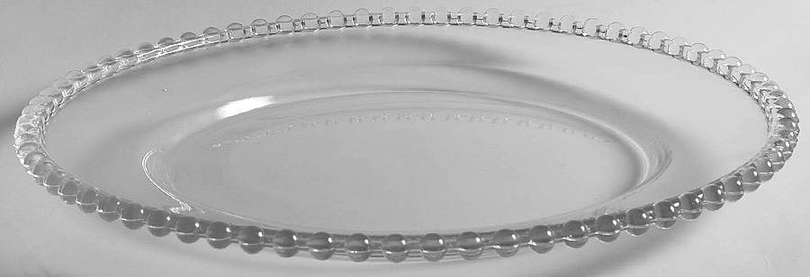 Beaded Clear Service Plate by Ambiance Crystal-1