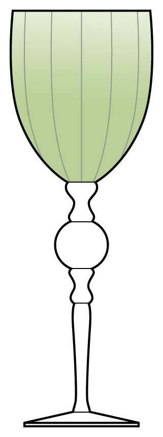 Backyard Wine Glass by Anthropologie Glass-1