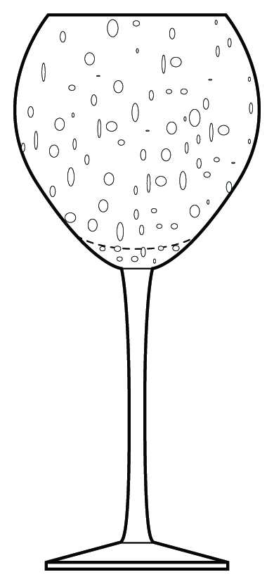 Air Balloon Water Goblet by Anthropologie Glass-1