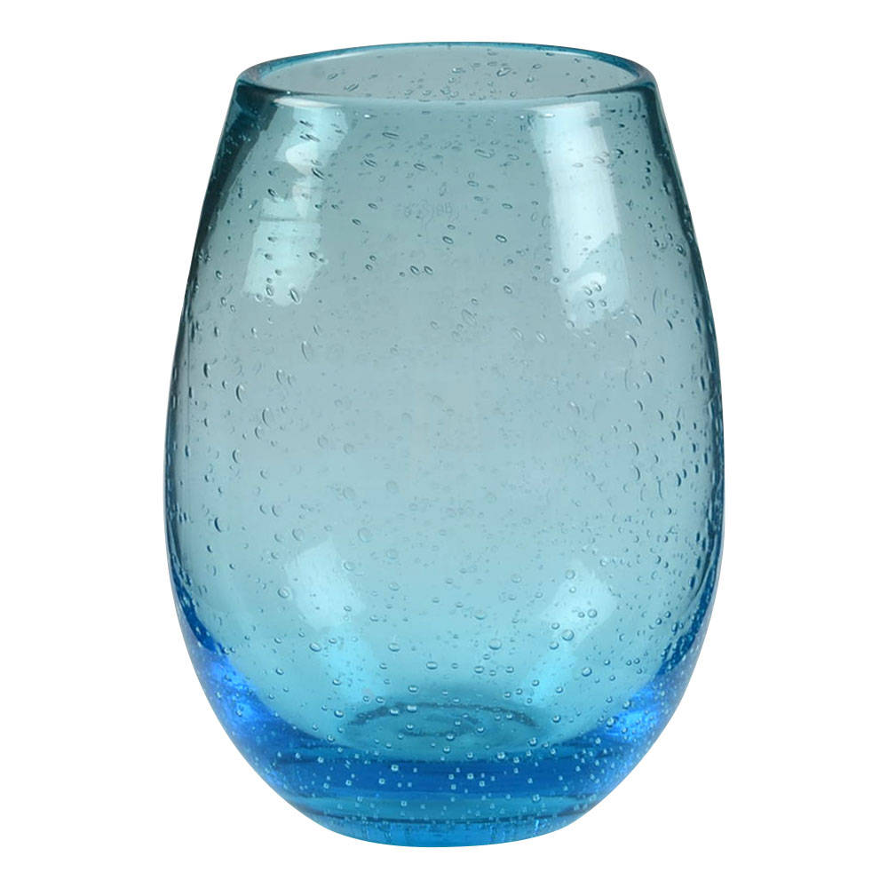 Iris Turquoise Stemless Wine by Artland-1