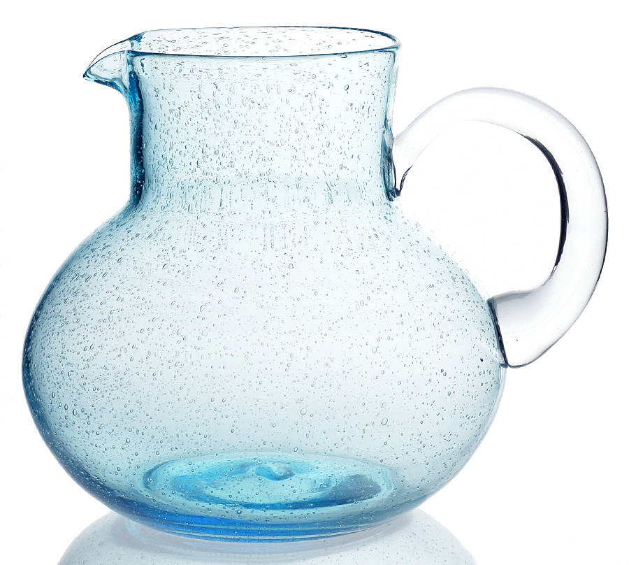 Iris Turquoise 80 Oz Pitcher by Artland-1