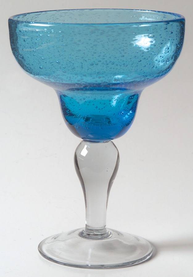 Iris Turquoise Margarita Glass by Artland-1