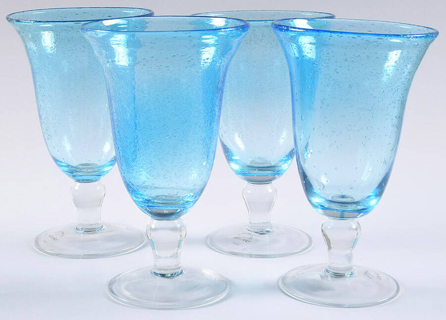 Iris Turquoise Iced Tea - Set of 4 by Artland-1