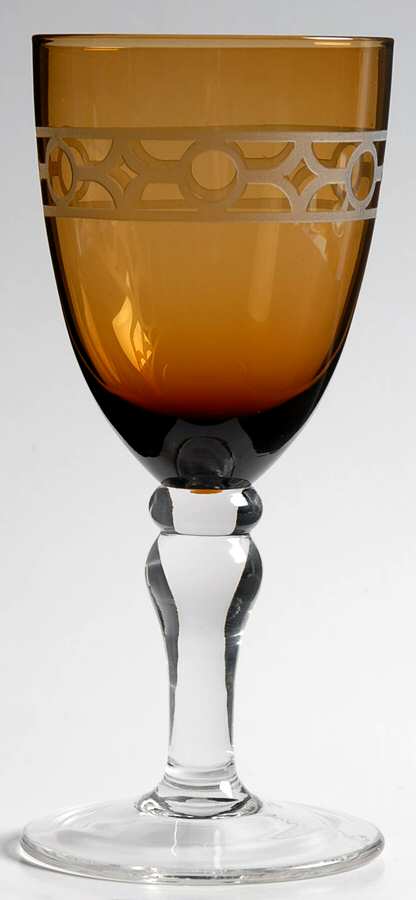 Gazebo Amber Wine Glass by Artland-1