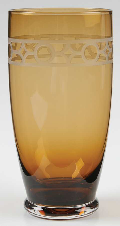 Gazebo Amber Highball Glass by Artland-1