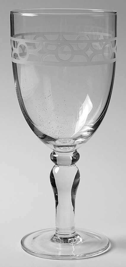 Gazebo Clear Water Goblet by Artland-1