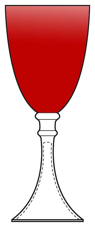 Veranda Ruby Wine Glass by Artland-1