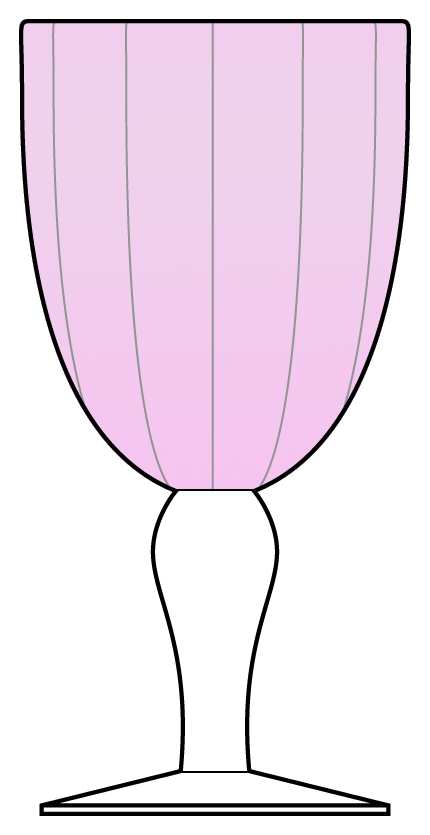 Kassie Pink Water Goblet by Artland-1