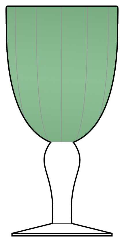 Kassie Green Water Goblet by Artland-1