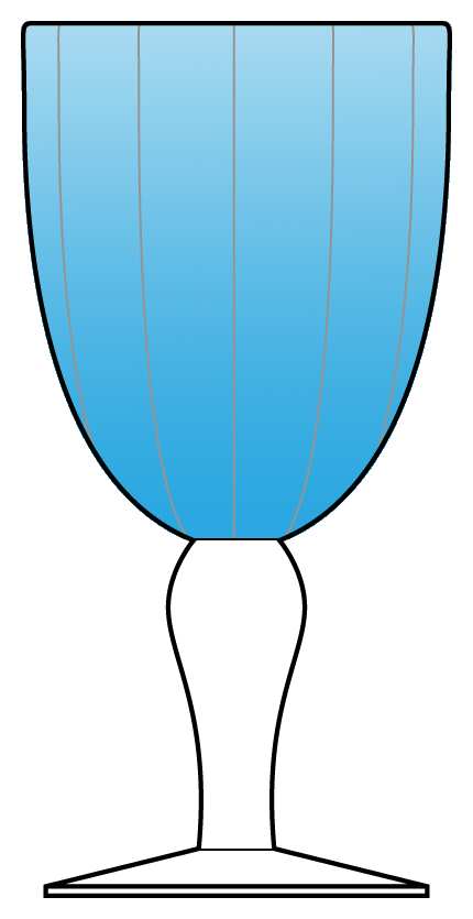 Kassie Turquoise Water Goblet by Artland-1