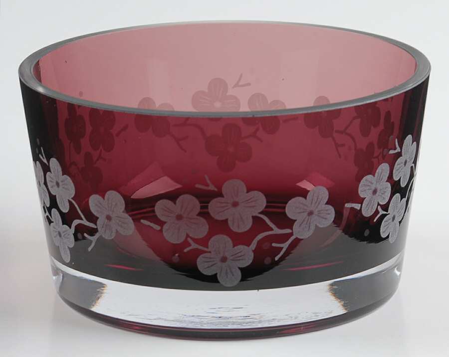 Cherry Blossom Amethyst Small Fruit Dessert Bowl by Artland-1