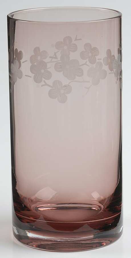Cherry Blossom Amethyst Highball Glass by Artland-1