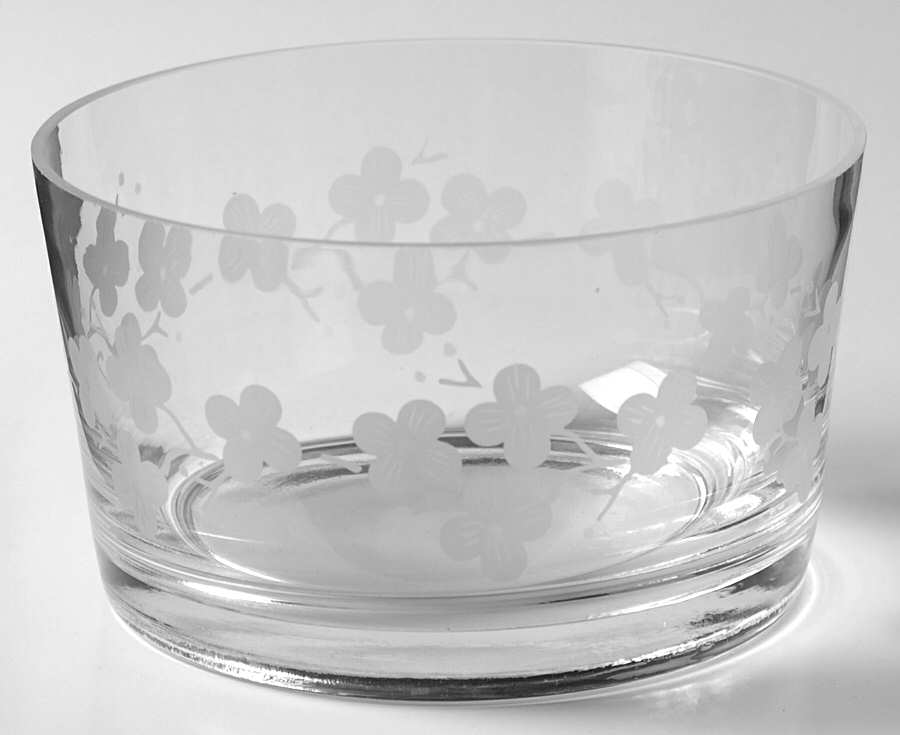 Cherry Blossom Clear Small Fruit Dessert Bowl by Artland-1