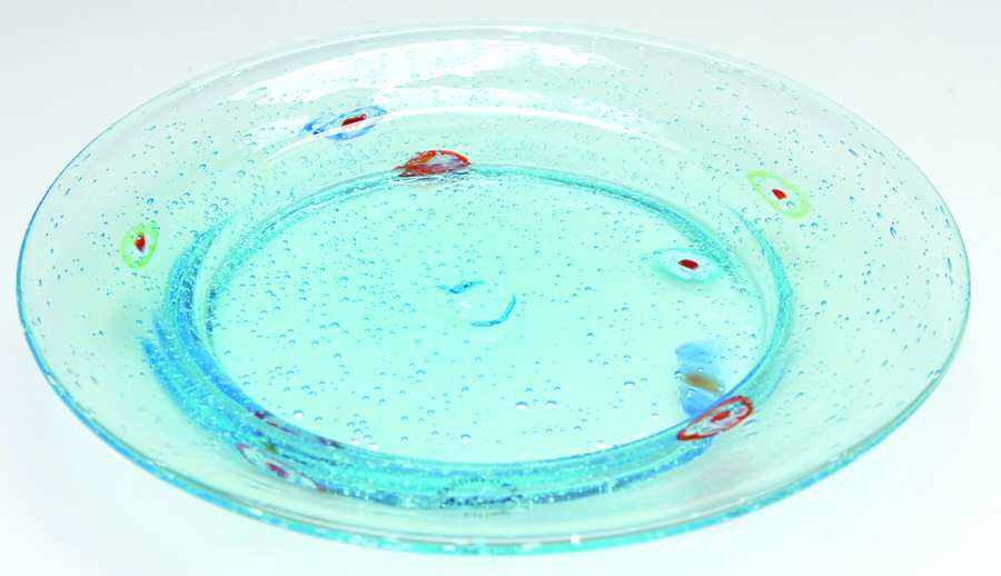 Fiore Turquoise Canape Plate by Artland-1