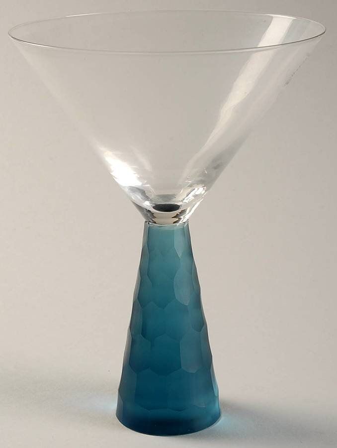 Presscott Blue Martini Glass by Artland-1