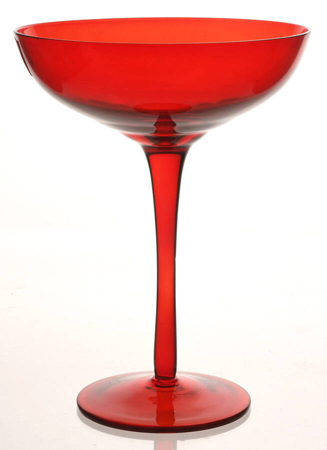 Midnight Rouge Martini Glass by Artland-1