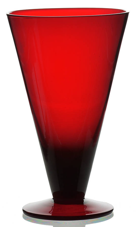Shrub Collection Red 8 Oz Shrub Glass Footed Tumbler by Artland-1