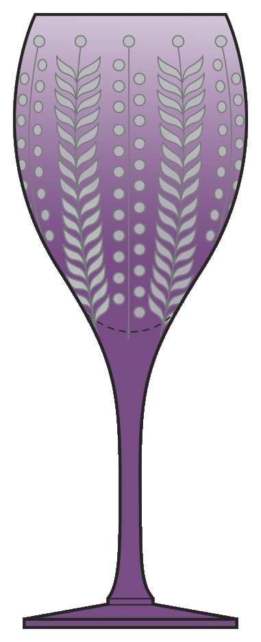 Pariz Purple Red Wine by Artel-1