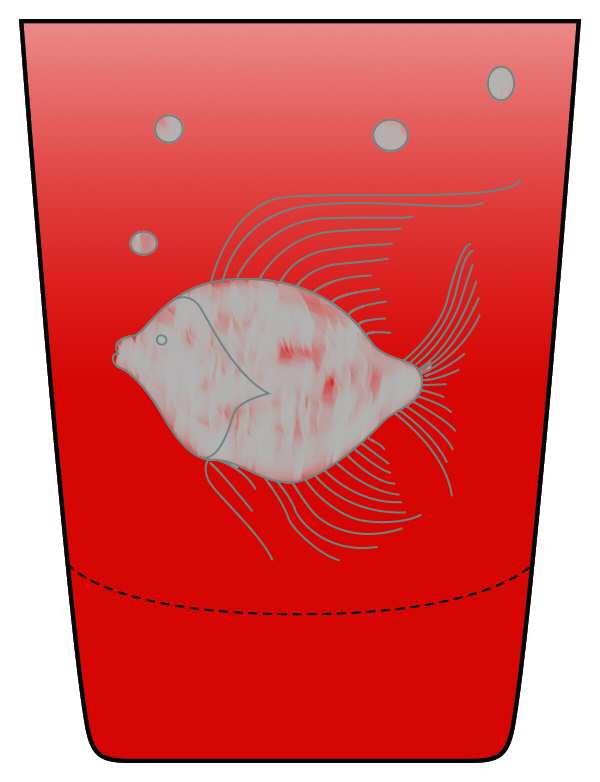 Sea Life Red Old Fashioned by Artel-1