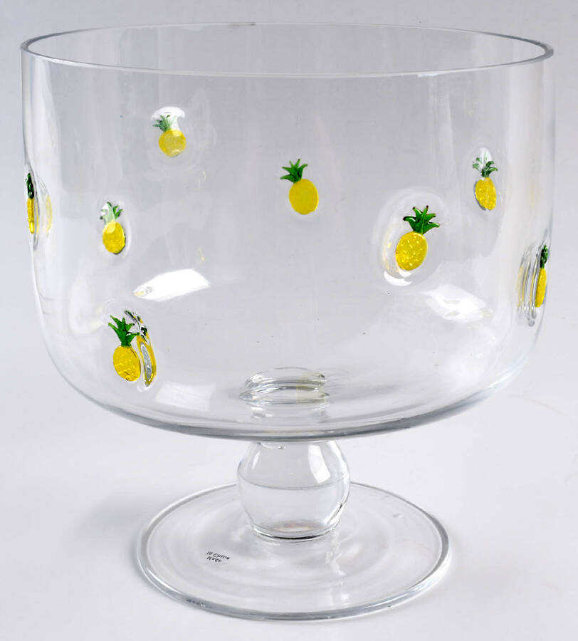 Pineapple Welcome Trifle Bowl by Artland-1