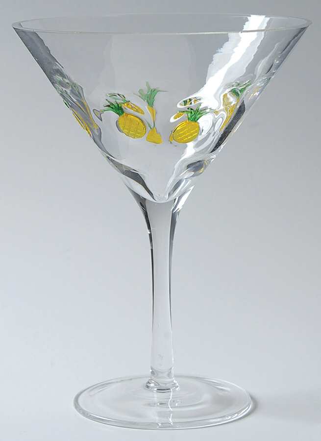Pineapple Welcome Martini Glass by Artland-1