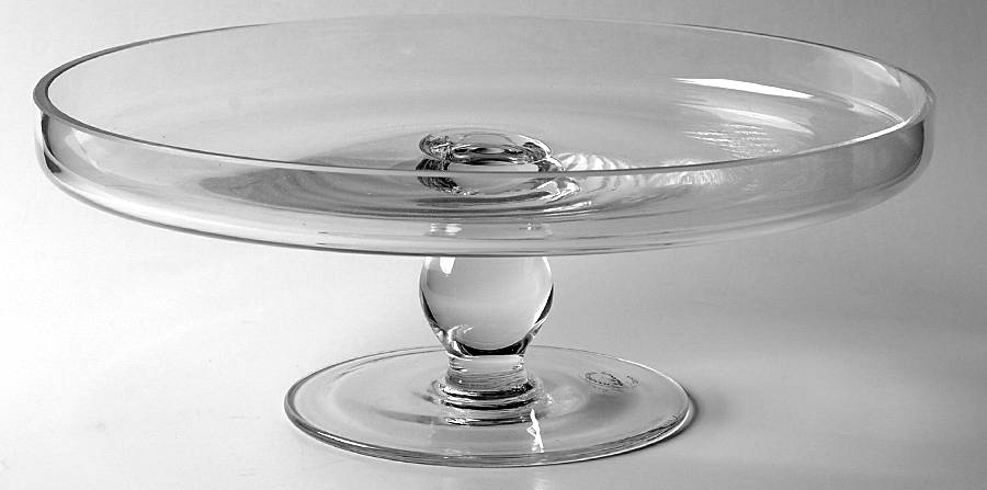 Candy Cane 10" Diameter Pedestal Cake Stand No Dome by Artland-1