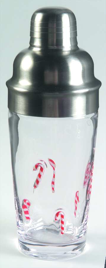 Candy Cane Cocktail Shaker & Lid by Artland-1