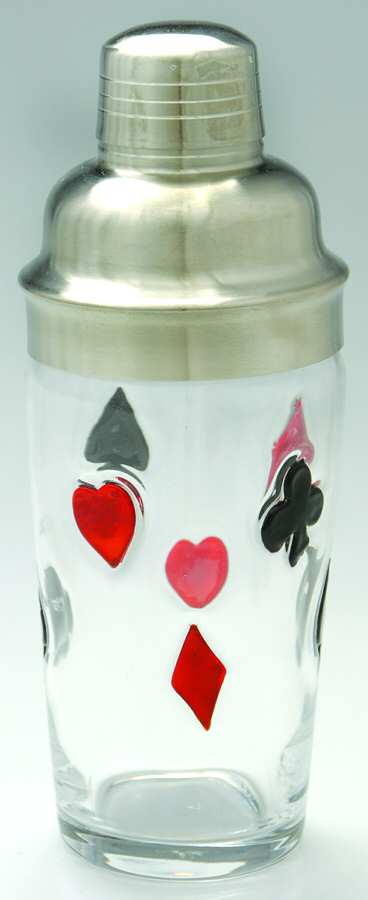 Poker Cocktail Shaker & Lid by Artland-1