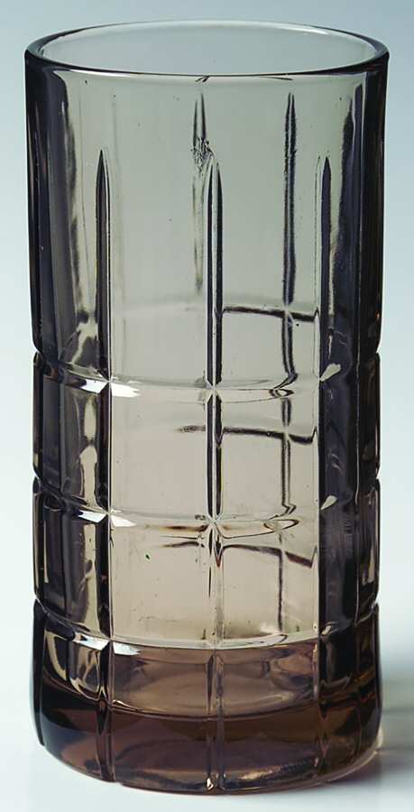 Tartan Brown Flat Iced Tea by Anchor Hocking-1