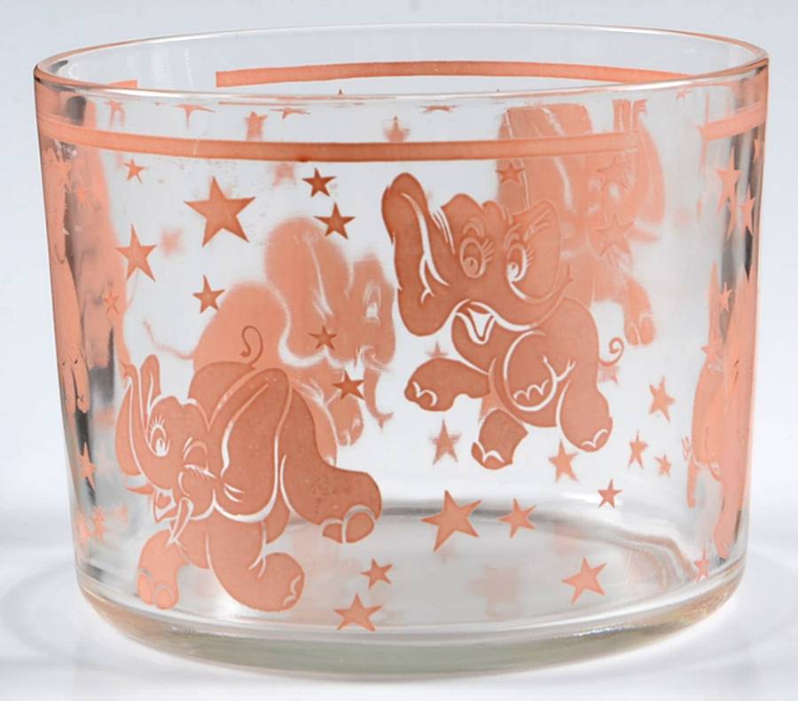 Pink Elephant Ice Tub by Hazel-Atlas-1