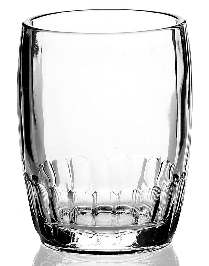 Barrel Clear 9 Oz Flat Tumbler by Hazel-Atlas-1