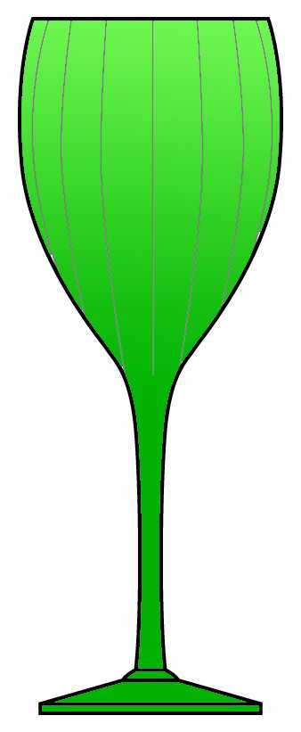 Optic Green Water Goblet by Artland-1