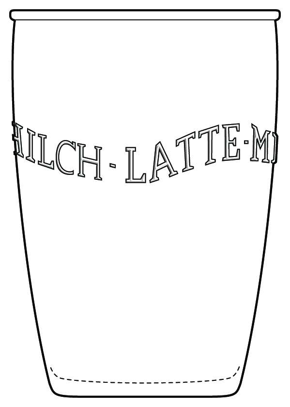 Euro Milk Flat Tumbler by Global Amici-1