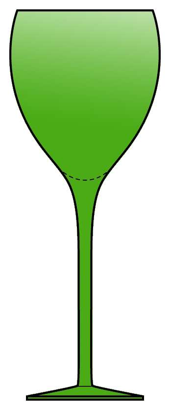 Midnight Olive Water Goblet by Artland-1