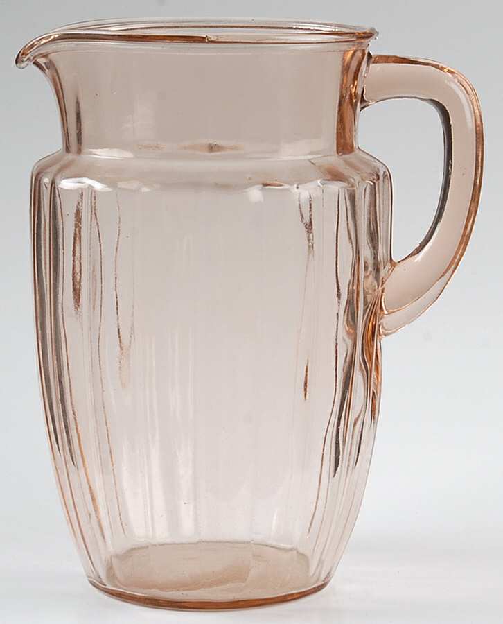 Pillar Optic Pink 60 Oz Pitcher by Anchor Hocking-1