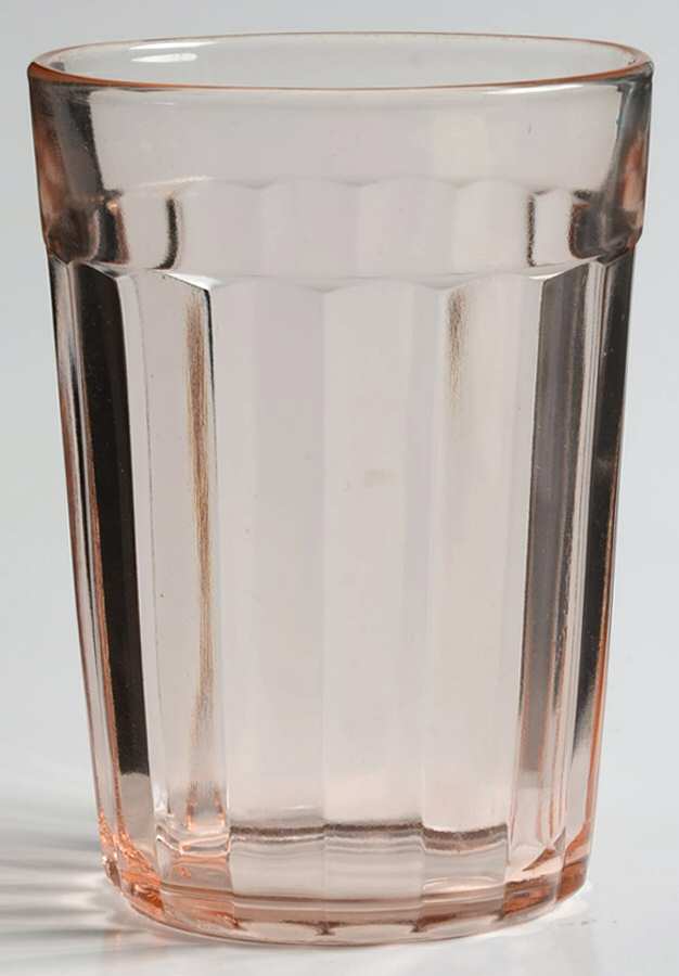 Pillar Optic Pink 9 Oz Flat Tumbler by Anchor Hocking-1