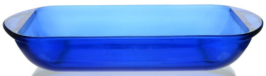 Essentials Cobalt Blue 13" Rectangular Baker by Anchor Hocking-1