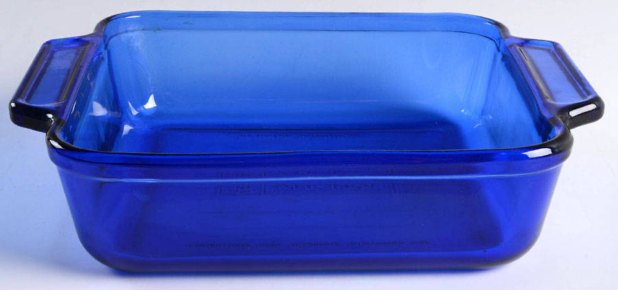 Essentials Cobalt Blue Square Baker by Anchor Hocking-1