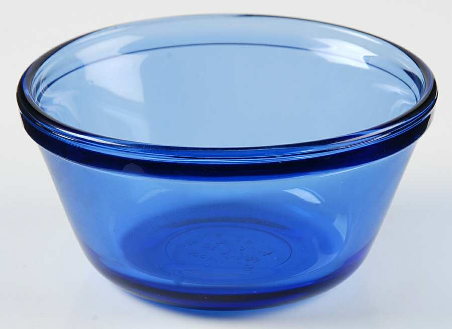 Essentials Cobalt Blue Custard Cup by Anchor Hocking-1