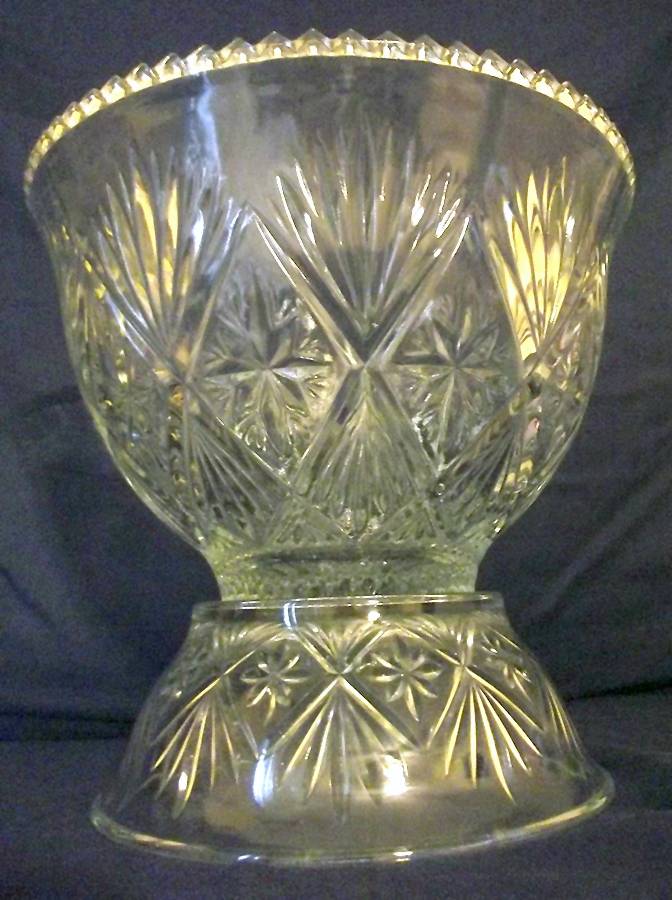Heritage Punch Bowl with Stand by Hazel-Atlas-1