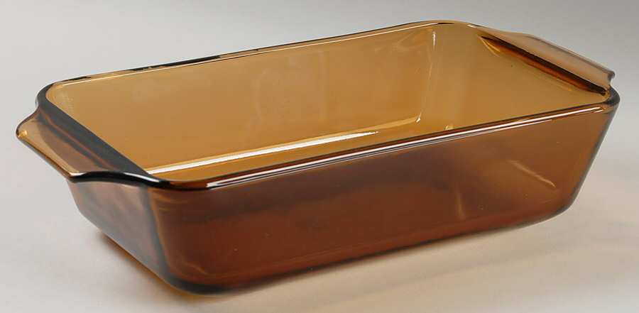 Harvest Amber Loaf Pan by Anchor Hocking-1
