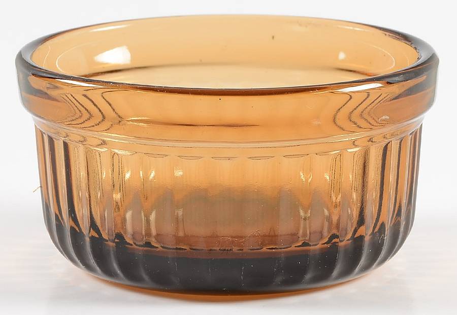 Harvest Amber Custard Cup by Anchor Hocking-1