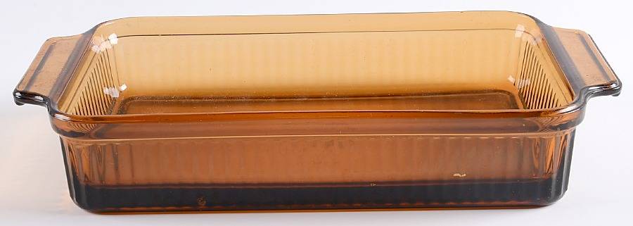Harvest Amber Rectangular Baker by Anchor Hocking-1