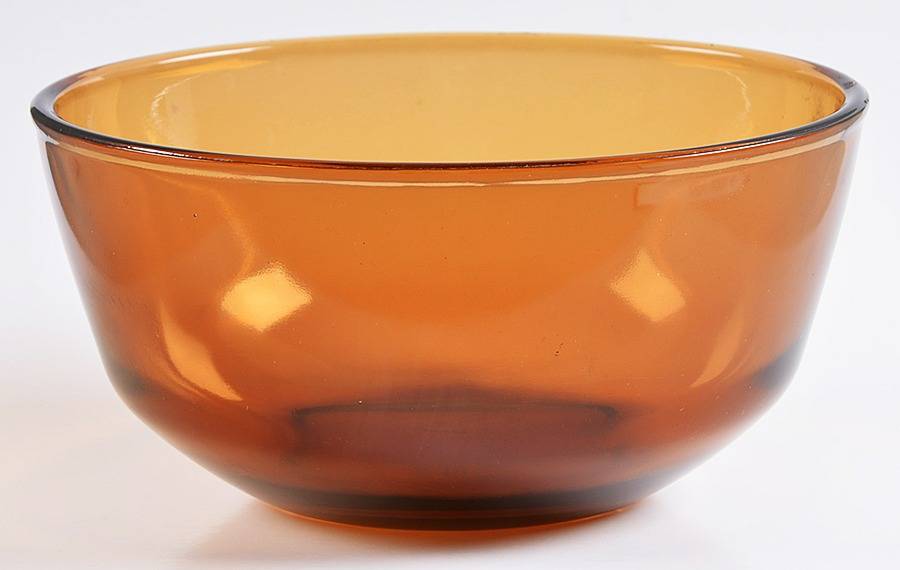 Harvest Amber 6" Mixing Bowl by Anchor Hocking-1