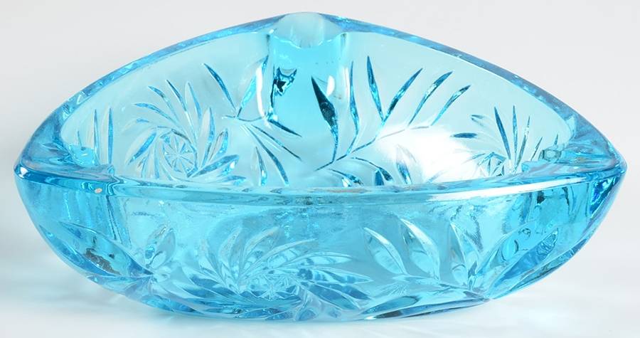 6045 Turquoise (Capri) Ashtray by Hazel-Atlas-1