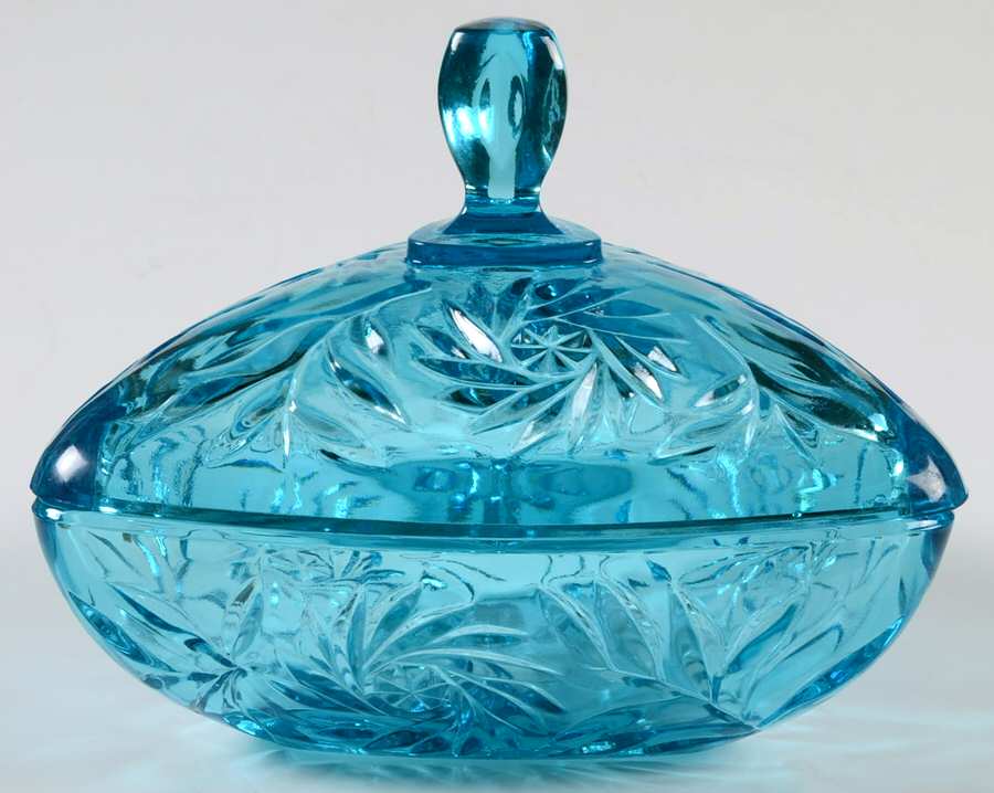 6045 Turquoise (Capri) Candy Box & Lid by Hazel-Atlas-1