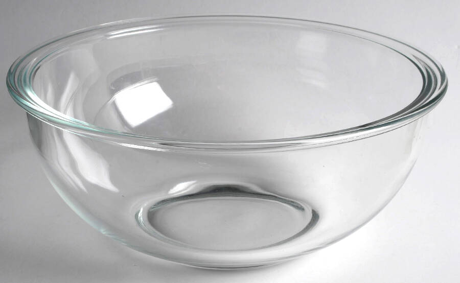 Crystal Clear 9" Mixing Bowl by Anchor Hocking-1