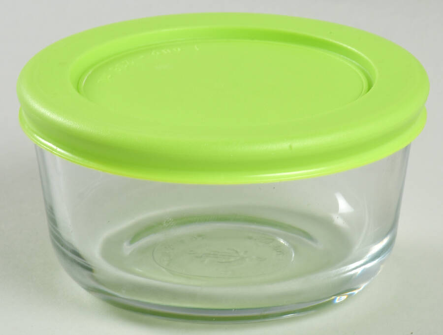 Oven Basics 3" Storage Bowl with Plastic Lid by Anchor Hocking-1