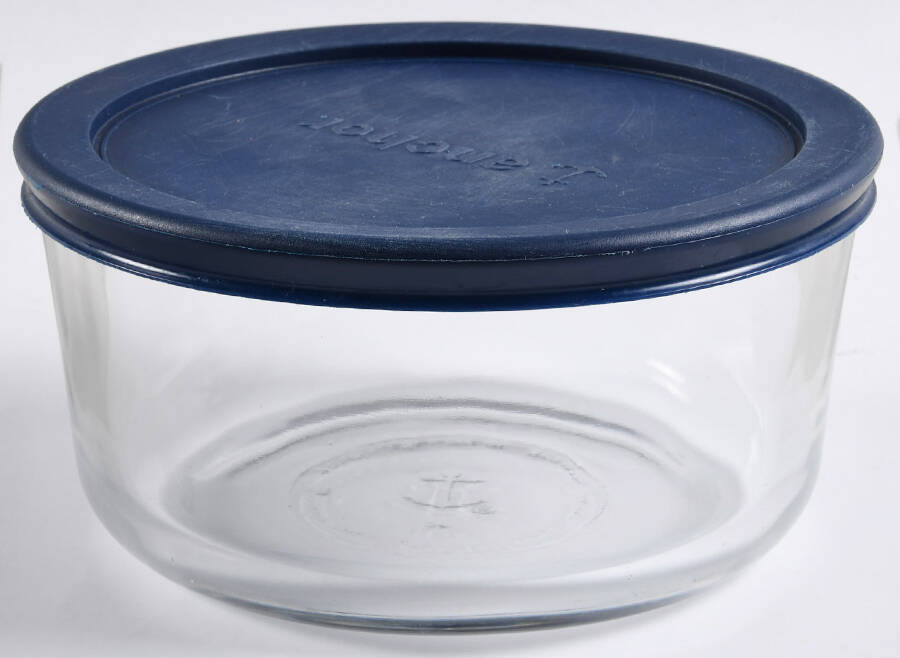 Oven Basics 6" Storage Bowl with Plastic Lid by Anchor Hocking-1