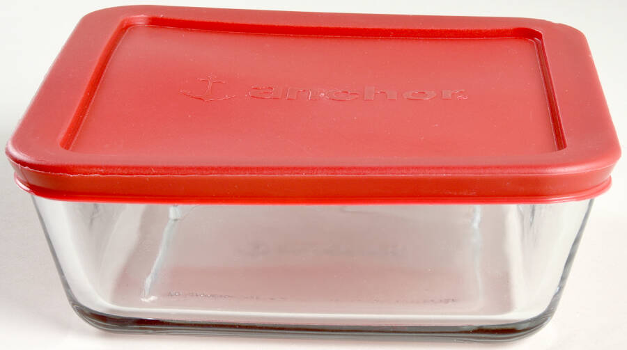 Oven Basics 4.75 Cups Square Storage Container & Plastic Lid by Anchor Hocking-1